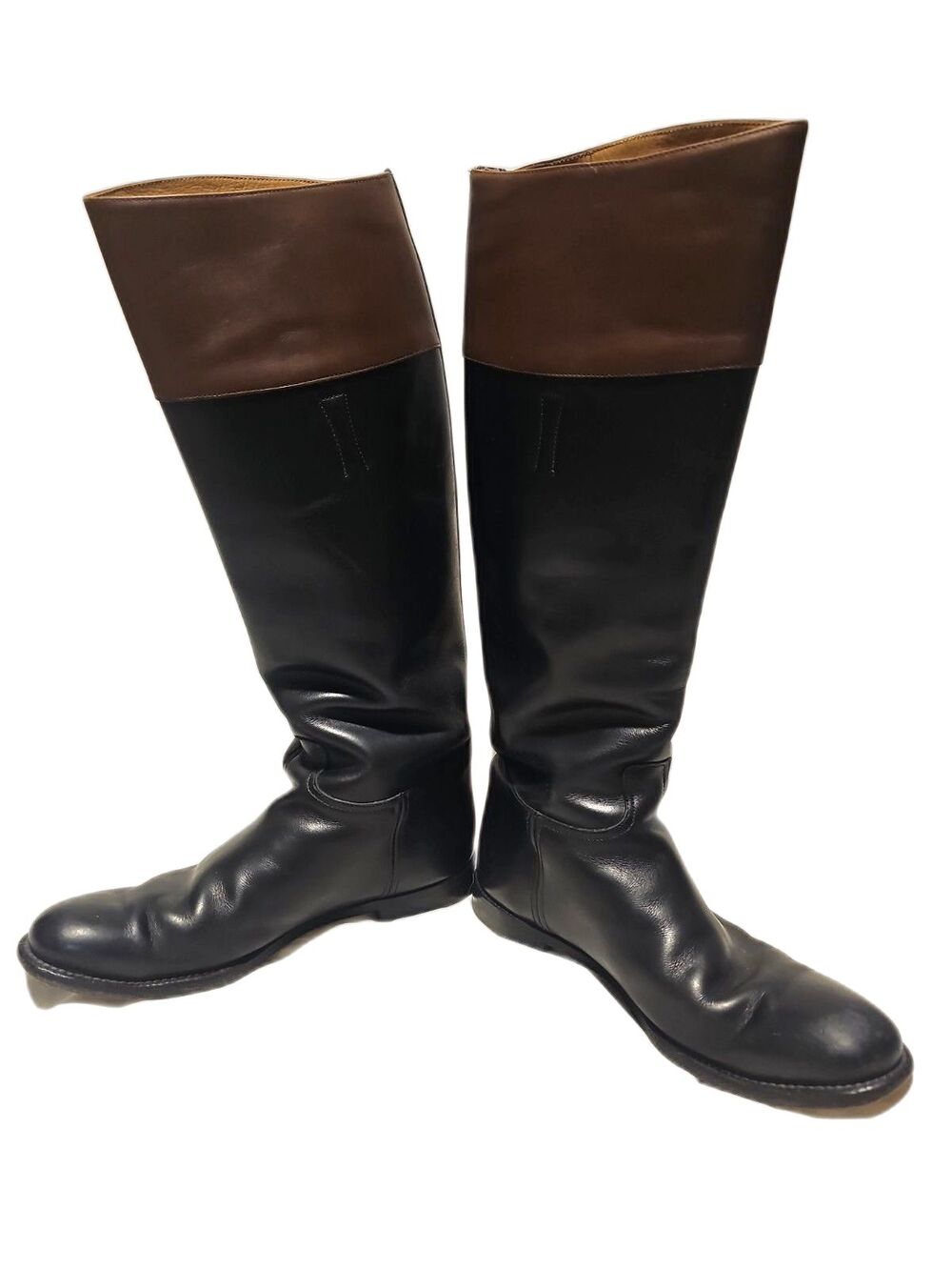 Church’s Martina Black/Brown Leather Riding Boot US 6